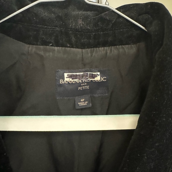 Banana Republic velvet black jacket - Picture 4 of 4